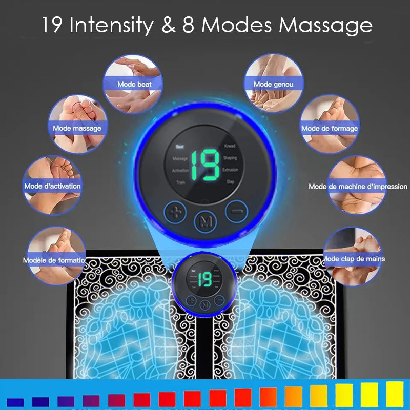 Foot massage pad, electric, usb charged