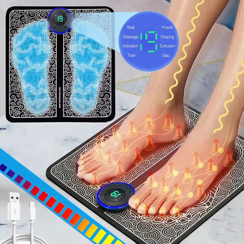 Foot massage pad, electric, usb charged