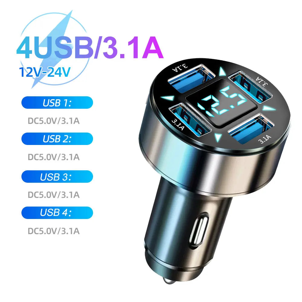 Car Charger USB, cigarett plug